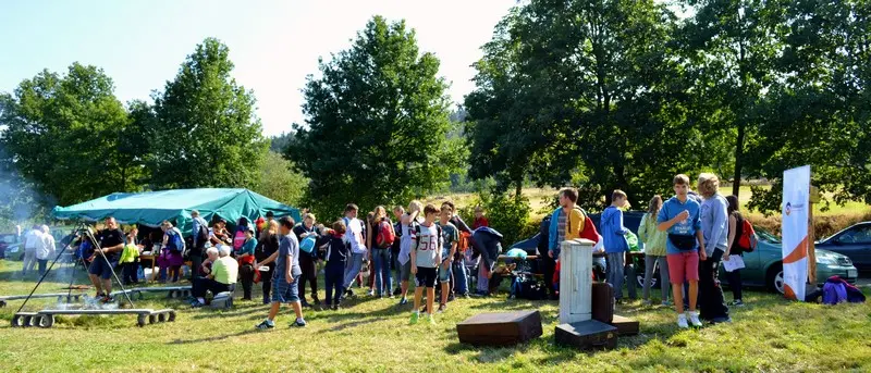 Na polance w Jasnej Górze 12 września 2015 r. panowała atmosfera rodzinnego pikniku (fot. A. Lipin)