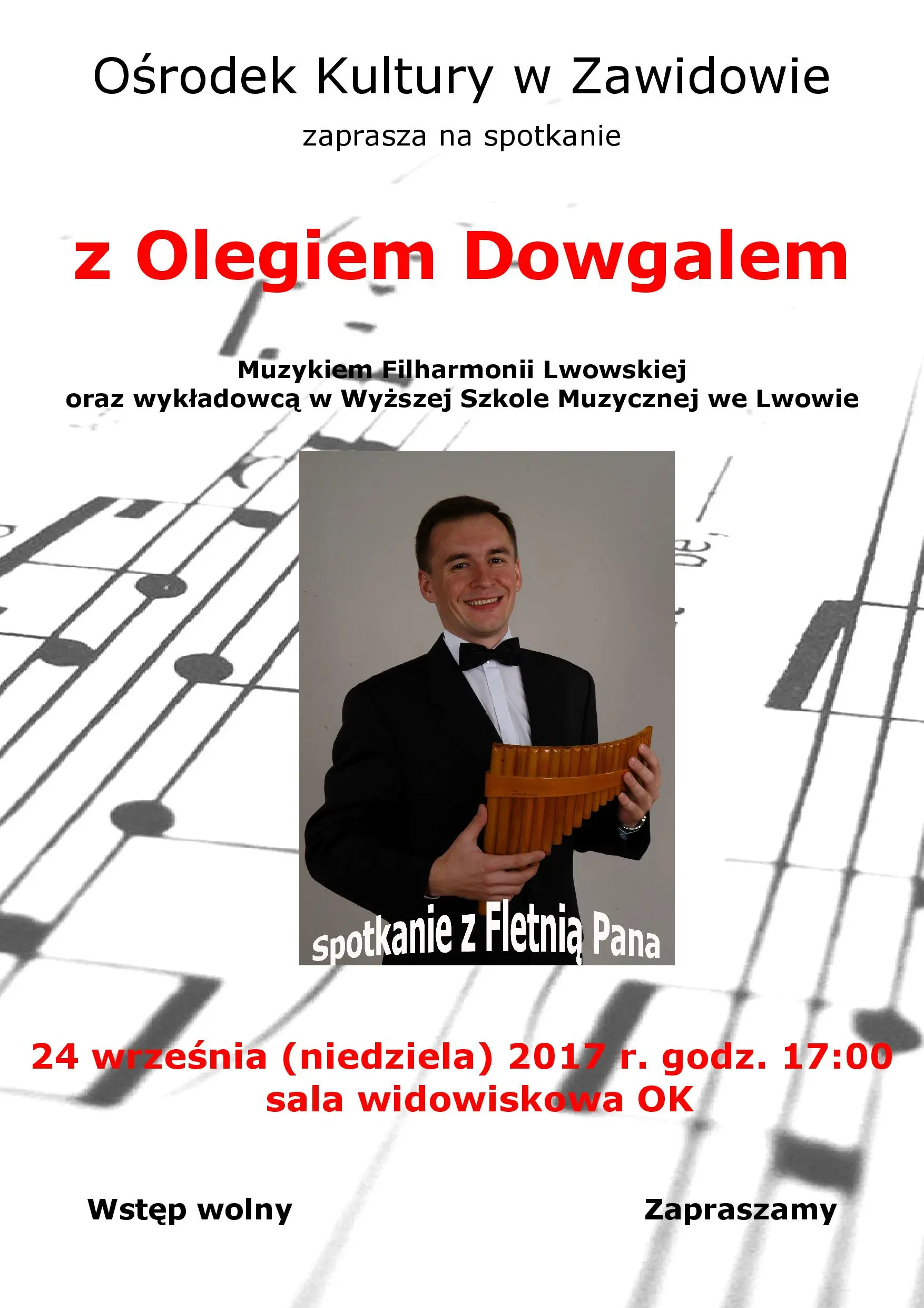 Plakat Oleg Dowgal