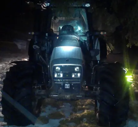 Skradziony traktor, fot. KPP w Zgorzelcu