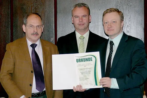 Josef Horinka (w środku) podczas posiedzenia Grupy Kierowniczej Związku Miast - styczeń 2010 r., fot. archiwum UMiG Bogatynia